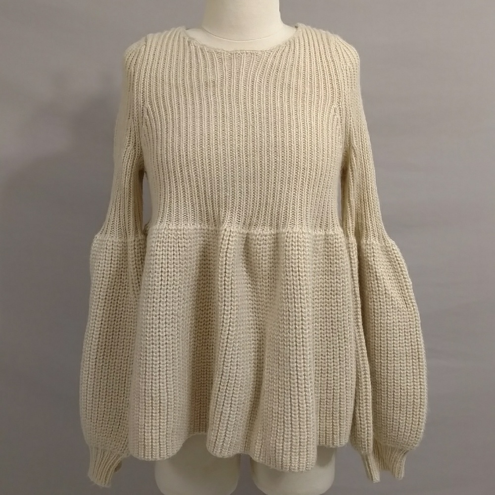 Mes Demoiselles Paris Luxury Designer Sweater Soft Alpaca Blend French Romantic - Picture 1 of 8